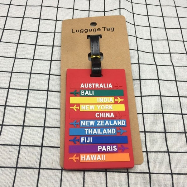 New Worldwide City Name PVC Luggage Tag